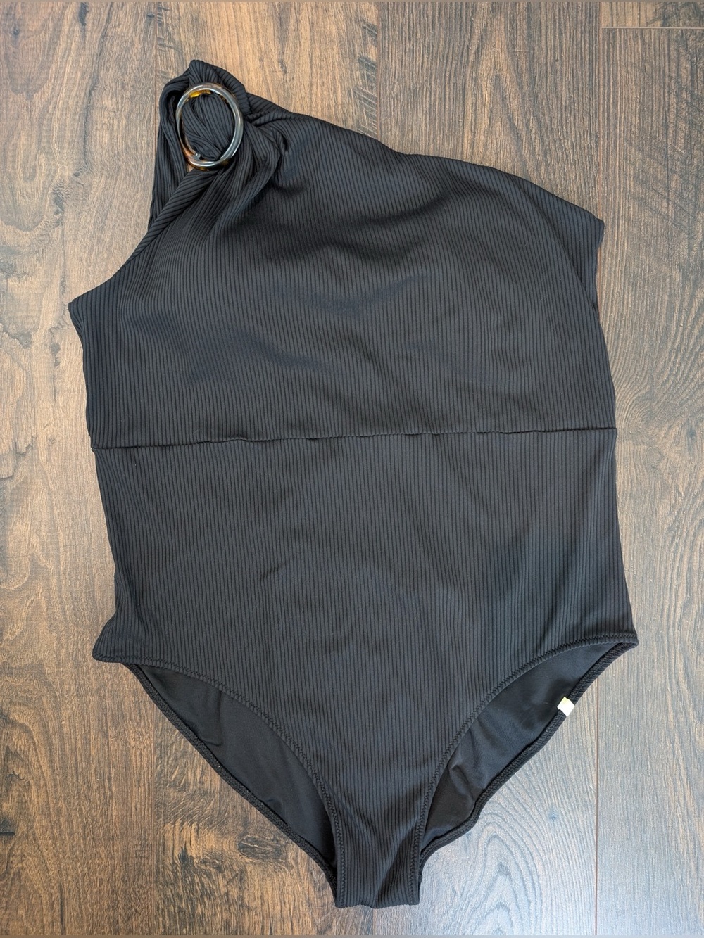 Summersalt Ribbed Sidestroke Ribbed One Piece Swimsuit Black Size 18